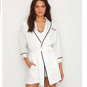 NWT Kate Spade Satin Mrs. bridal robe